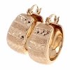 gold plated earrings with exclusive cubic zirconia